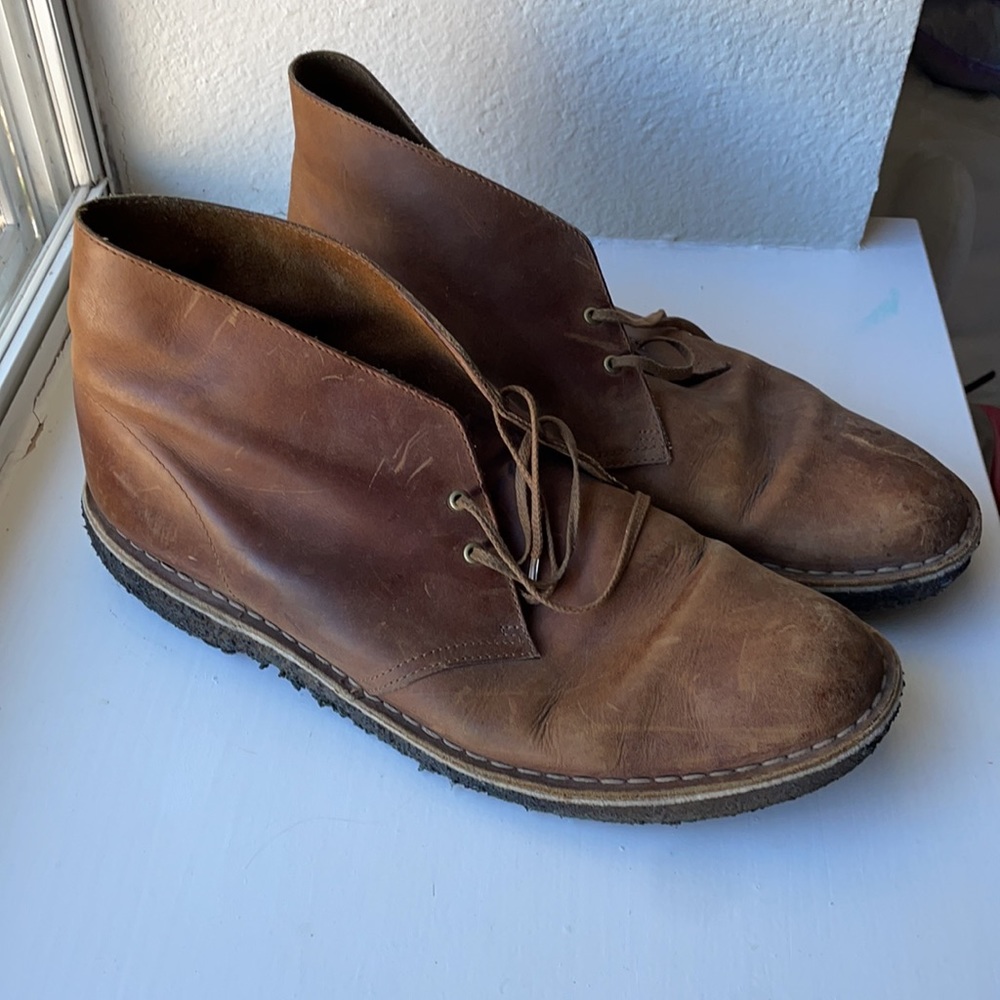clarks men's tilden top waterproof dress chukka boots